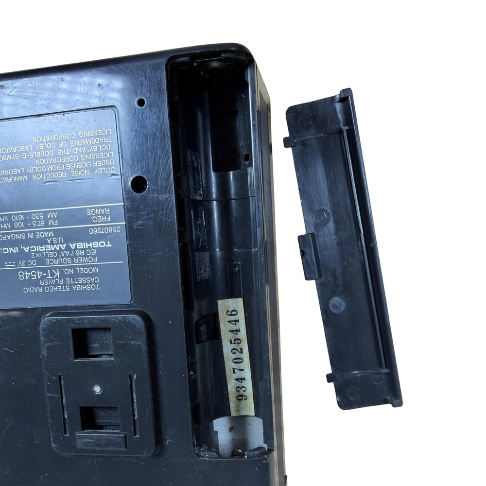 Toshiba KT-4548 Stereo Radio Cassette Player Digital Tuner Dolby System *READ* - Picture 8 of 9